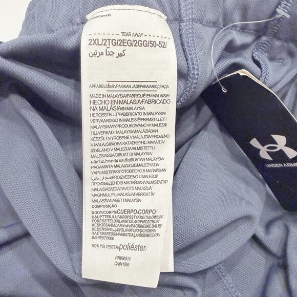 Under Armour Women’s Loose Tech Play Up Shorts 2XL Blue - Picture 6 of 6